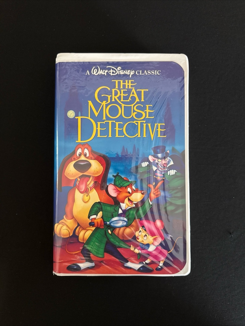 The Classic Blue VHS Spine with Gold Lettering